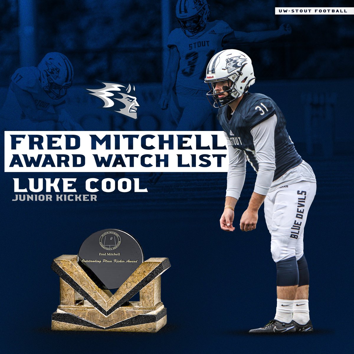 Congrats to <a href="/LukeCool16/">Luke Cool</a> on being named to the Fred Mitchell Award September Watch List