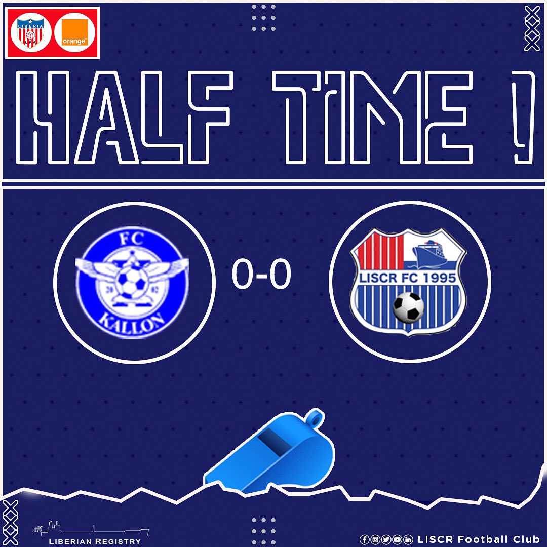 liscrfc1995's tweet photo. Goalless with FC Kallon-Liberia after the first half. #TogetherStronger #ThisIsLiscrFC https://t.co/DTYEZZHVBM