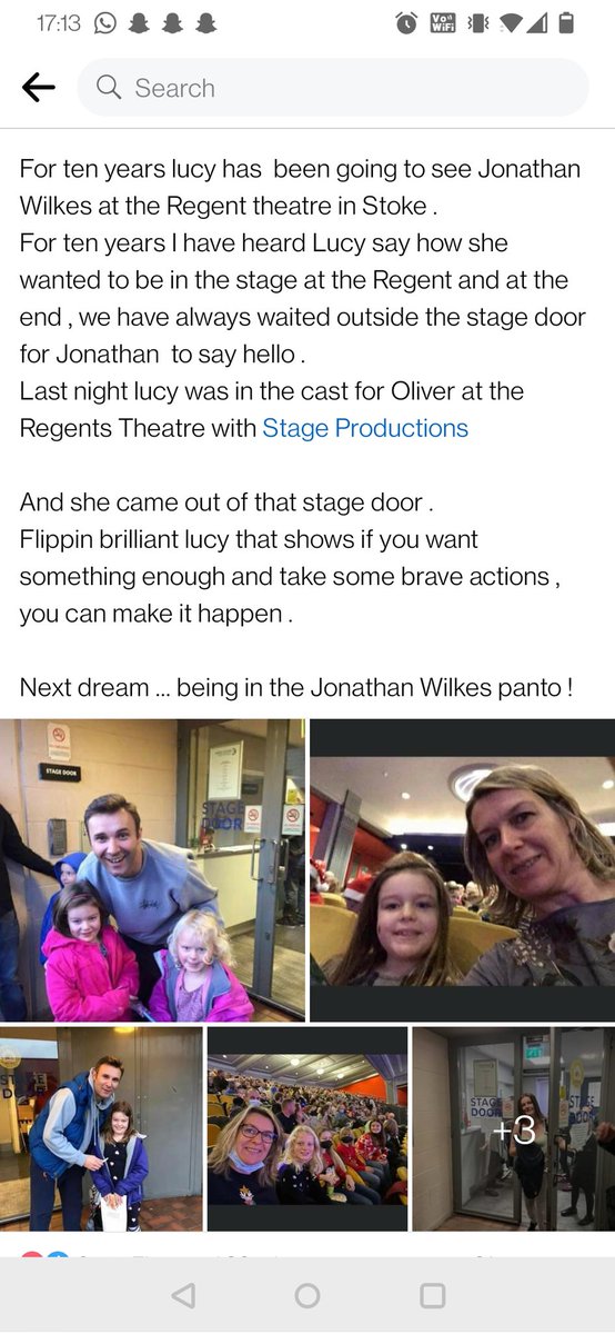 RachelTillUK's tweet photo. @Jonny_Wilkes my friend wanted to pass on how you inspired her daughter:

Lucy took to the stage at @RegandVic for the 1st time this week. It's been her dream after first seeing you in panto 10 years ago &amp; going every year, meeting you at the stage door. Thank you! https://t.co/9E68EMeBZb