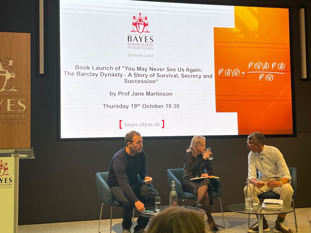 Looking forward to this @cityjournalism @BayesBSchool event with our colleague @janemartinson at her book launch, with 2 @cityjournalism alumni @kamalahmednews and Will Lewis