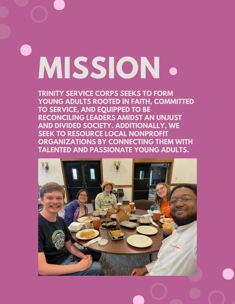 EpisServiceCorp's tweet photo. PROGRAM HIGHLIGHT🌟🪴 Meet Trinity Service Corps!! For more information, visit our website and Trinity's social media + site! 

#service #servicecorps #trinityservicecorps https://t.co/kGUfi61RvY