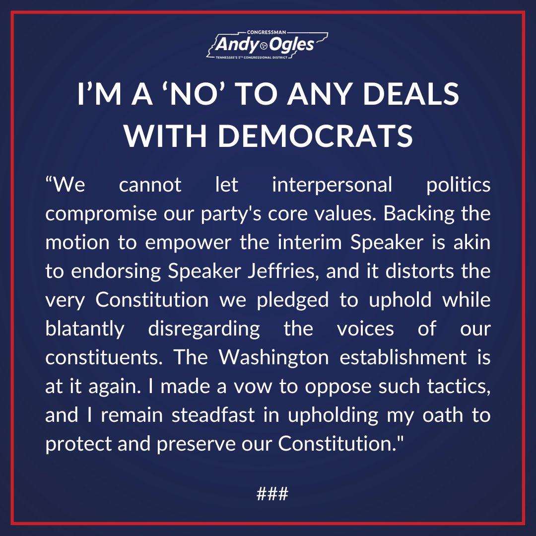 Rep. Andy Ogles tweet media