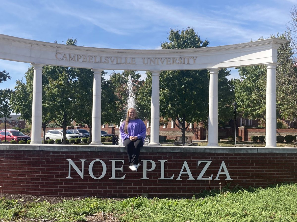 Kora Kilgore (@korakilgore) on Twitter photo I had a great time on my visit to Campbellsville University yesterday. Thank you <a href="/swathen_LTS/">Shannon Wathen</a> for letting me learn about your program and see the campus!
<a href="/CVilleLTS/">LadyTigerSoftball</a> I had a great time on my visit to Campbellsville University yesterday. Thank you <a href="/swathen_LTS/">Shannon Wathen</a> for letting me learn about your program and see the campus!
<a href="/CVilleLTS/">LadyTigerSoftball</a>