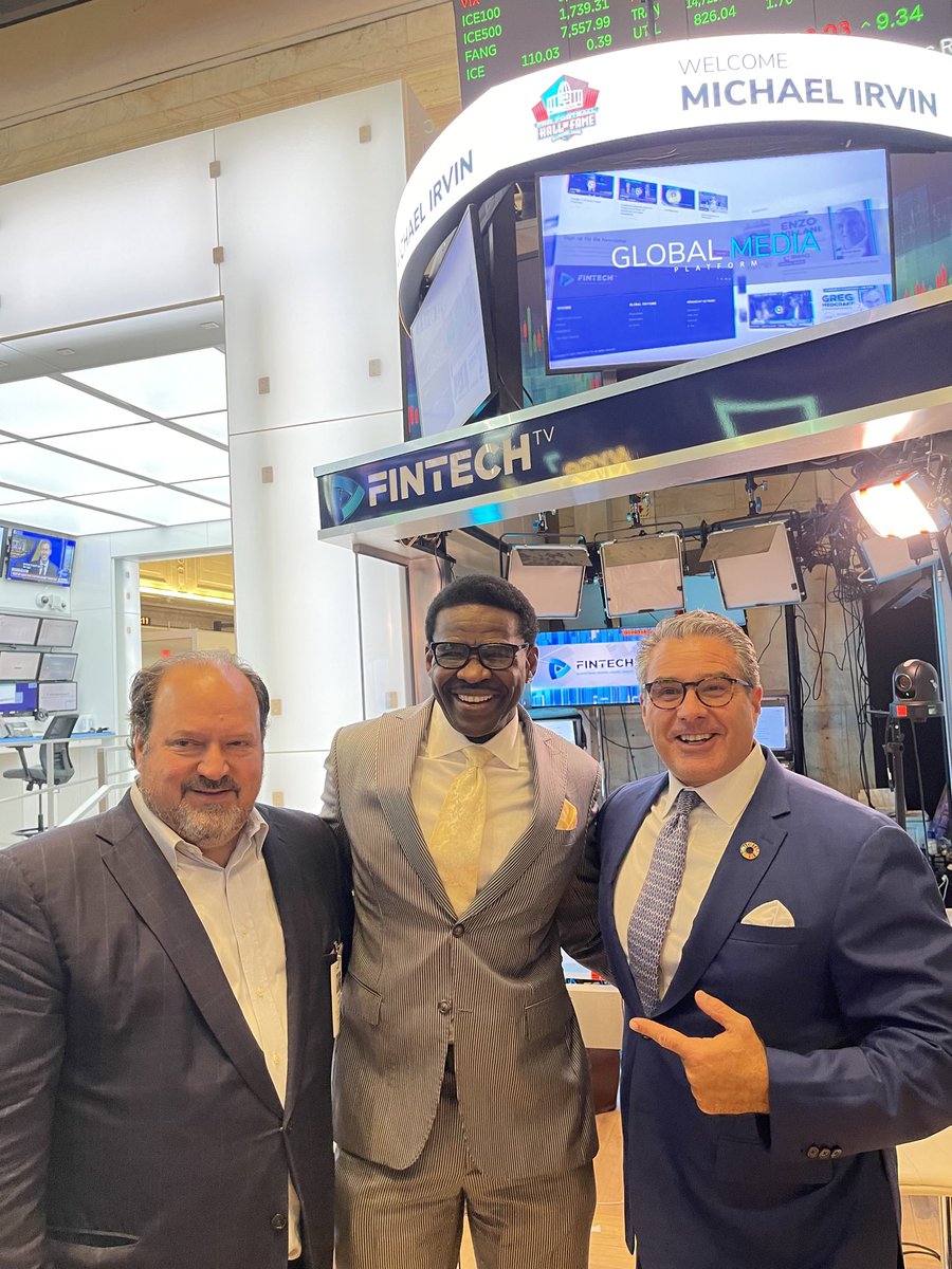 An honor to have the legendary @michaelirvin88 join us today.