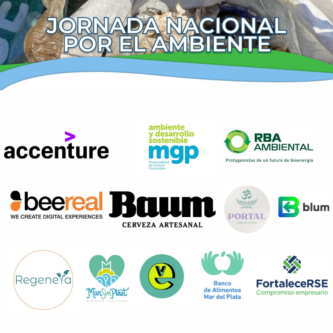 shapersmdp's tweet photo. Esta Jornada Ambiental tiene alcance nacional y estamos orgullosos que se hayan sumado los hubs de Buenos Aires, Córdoba y Rosario.

Agradecemos a todos nuestros sponsors de esta actividad.  ¡Unite para un futuro más verde y unido! 🌿🤝 #Sostenibilidad https://t.co/LVFpBvukGL