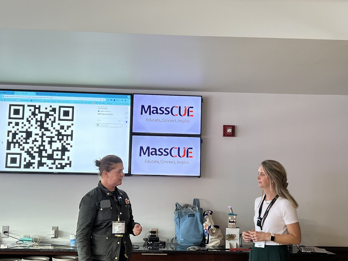 Awesome session with @techmonstah @mrsheim301 #MassCUE #bmsed #medfieldps