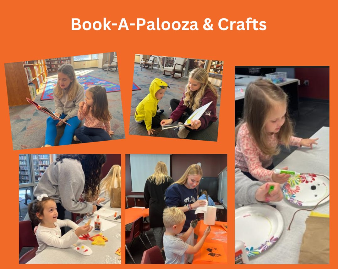 RSHSLibrary's tweet photo. Mrs. Rosner's Child Development II class did a great job of reading to and doing crafts with Mrs. Weick's preschool students. The "big kids" planned all of the activities, and the "little kids" loved every minute of it! @rockwoodschools #RSDlibraries #whatwedo https://t.co/LMW1J5pyaS