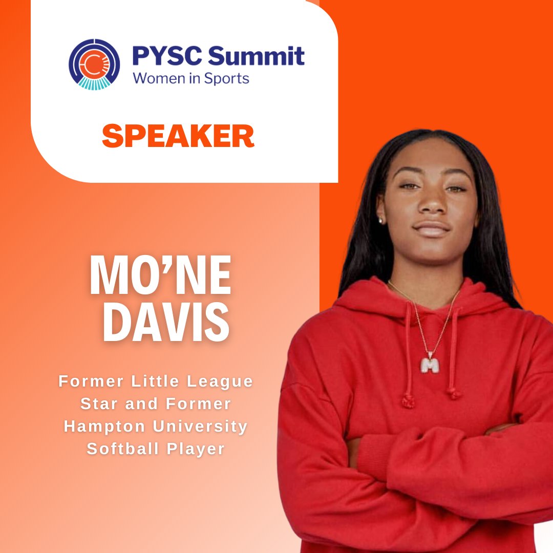 PhilaYouthSport's tweet photo. 🌟SPEAKER HIGHLIGHT 🌟
The incredible Mo'ne Davis, former Little League star and Hampton University softball player, will be joining our PSYC Summit: Women in Sports on November 1st as a guest speaker! 🙌
Visit https://t.co/Ep9w5933v6 to register now!
#PYSC #WomenInSports https://t.co/5EUUL7XsG7