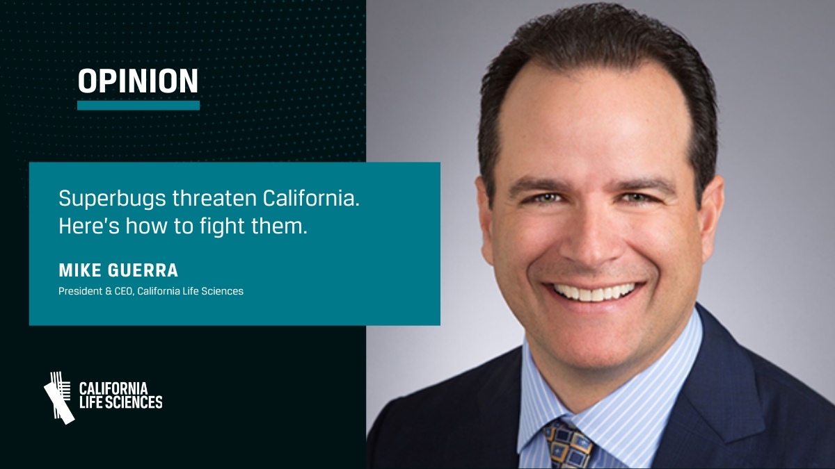 California Life Sciences (CLS) (@califesciences) on Twitter photo OPINION 🗣 Superbugs are estimated to kill up to 10 million people a year by 2050. Today in the <a href="/EastBayTimes/">East Bay Times</a> & <a href="/mercnews/">Mercury News</a>, <a href="/CLS_CEO/">Mike Guerra</a> shares how the PASTEUR Act would revive the American antimicrobial industry, ensuring patient access to treatments: bayareane.ws/3S6Cpzf OPINION 🗣 Superbugs are estimated to kill up to 10 million people a year by 2050. Today in the <a href="/EastBayTimes/">East Bay Times</a> & <a href="/mercnews/">Mercury News</a>, <a href="/CLS_CEO/">Mike Guerra</a> shares how the PASTEUR Act would revive the American antimicrobial industry, ensuring patient access to treatments: bayareane.ws/3S6Cpzf