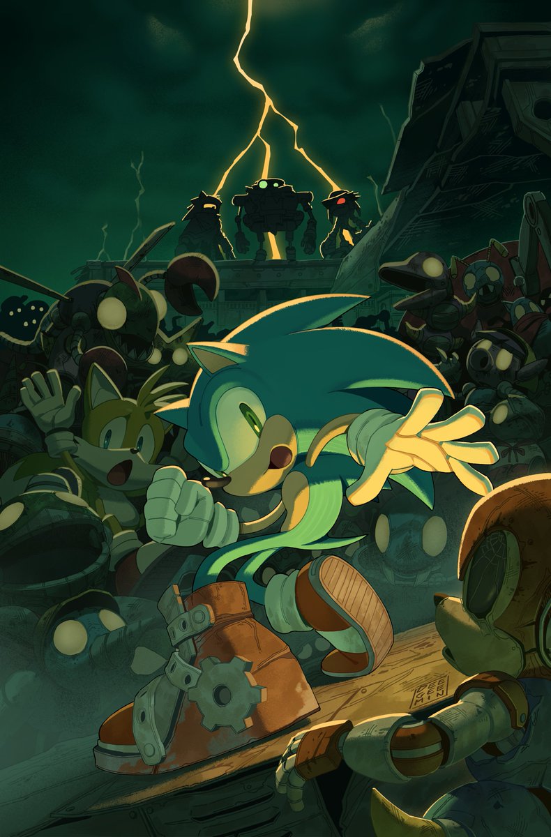 Happy Scrapiversary, everyone! Sonic the Hedgehog: Scrapnik Island #1 came out exactly one year ago!