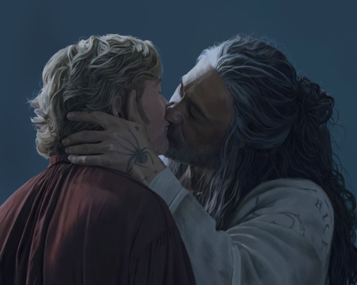 You wear fine things well✨ Digital painting (20h)
#ourflagmeansdeath #ourflagmeansdeathfanart #ourflagmeansdeathart #ourflagmeansdeathseason2 #ofmdseason2 #ofmd #ofmds2 #fanart #ofmdart #ofmdfanart #procreate #digitaldrawing #edwardteach #blackbonnet #gentlebeard #blackbeard