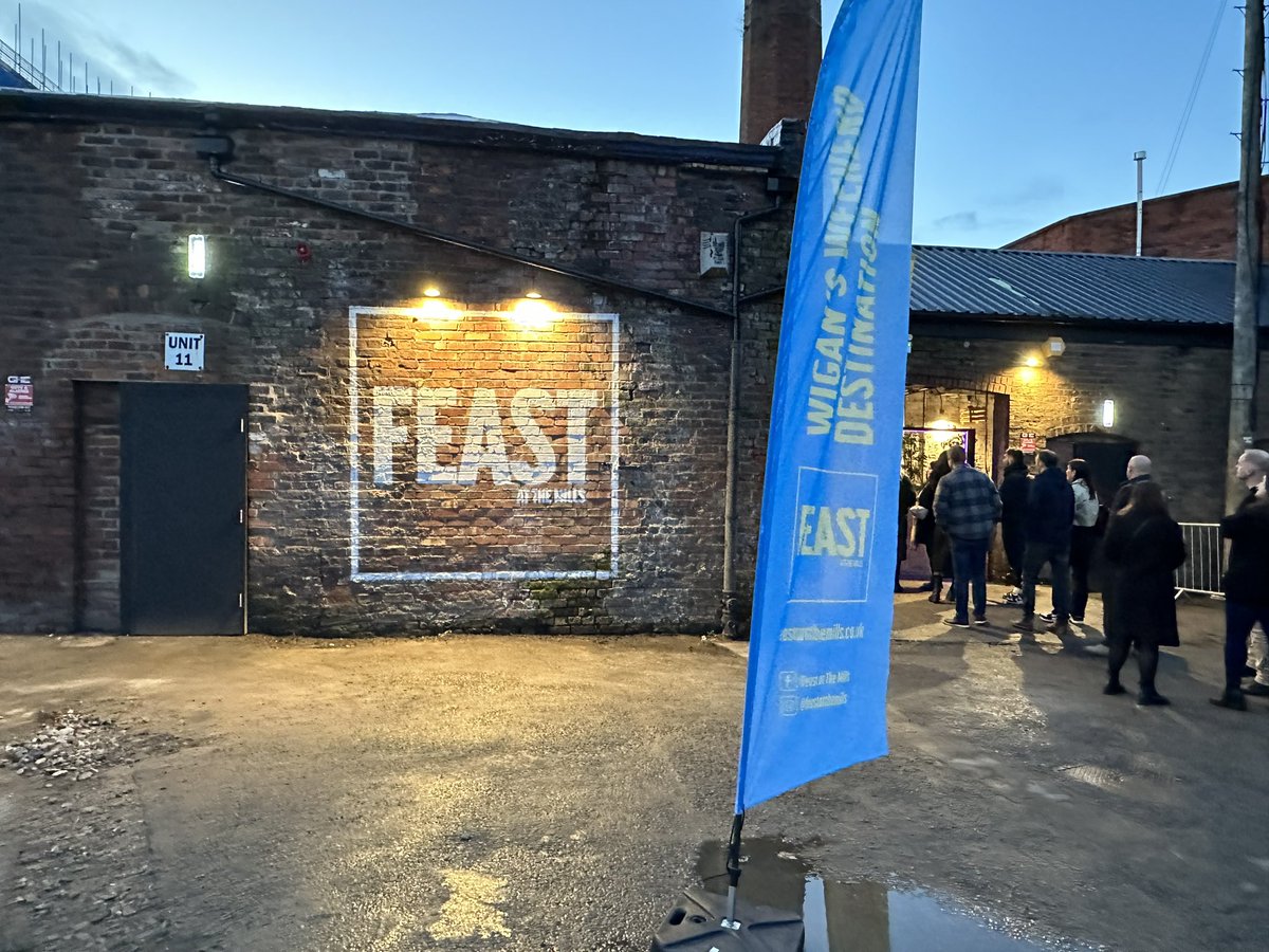 Celebrating the preview evening of the rather excellent Feast at the Mills from our friends <a href="/theheatongroup/">The Heaton Group</a>. Transforming a disused part of Eckersley Mill into a much needed weekend food and drink hub. 🌮🍻
