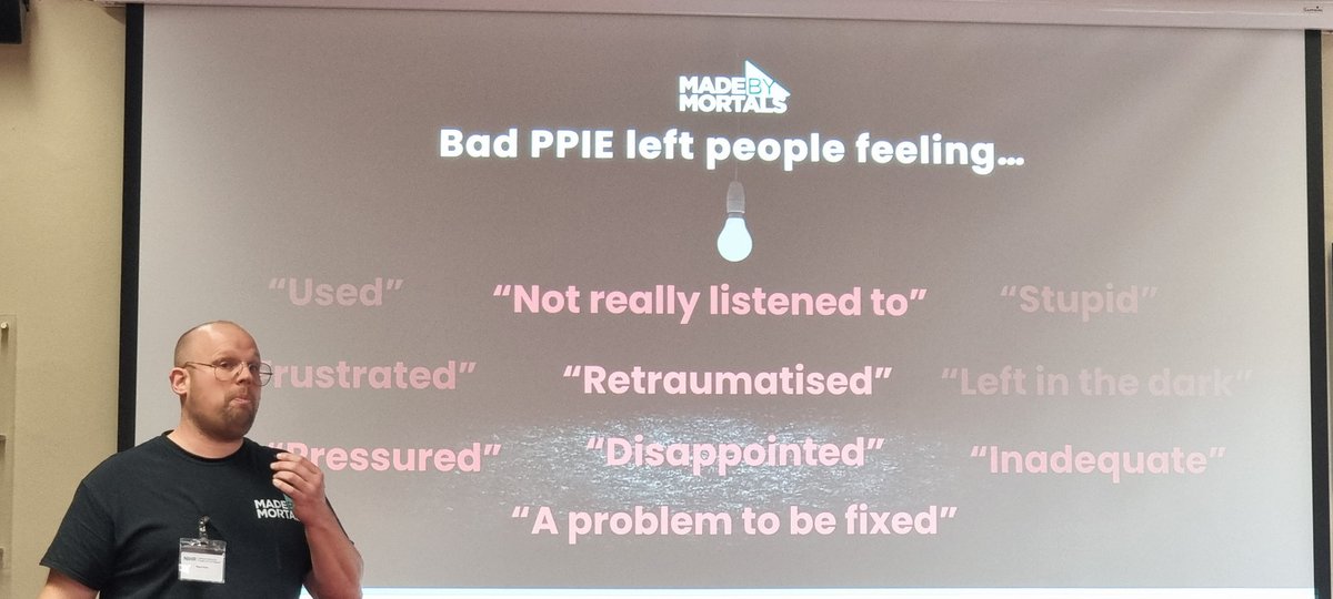 Something else that really resonated today. The impact of bad public involvement is.... <a href="/NIHRinvolvement/">NIHR Involvement</a>