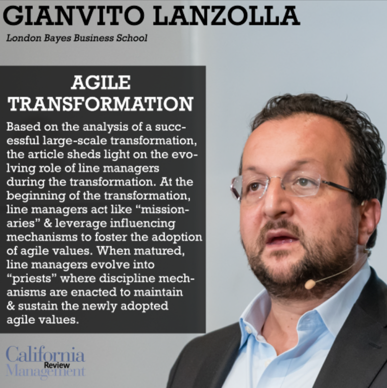 In large-scale #agile transformation, line #managers are similar to “priests” where discipline maintains/sustains newly-adopted agile values. <a href="/BayesBSchool/">Bayes Business School</a>'s Gianvito Lanzolla examines social contracts &amp; organizational conditions that underpins evolution
journals.sagepub.com/doi/10.1177/00…