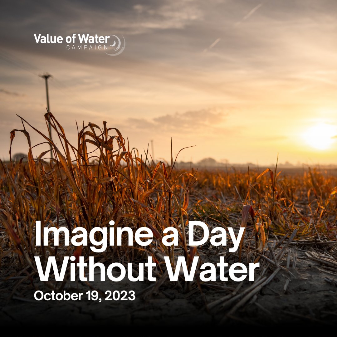 💧October 19th is #ImagineADayWithoutWater. Without safe, affordable drinking water, how would your life change? For millions in the U.S. and worldwide, lack of access to water is already a reality.  Learn how we can make water infrastructure a priority: imagineadaywithoutwater.org