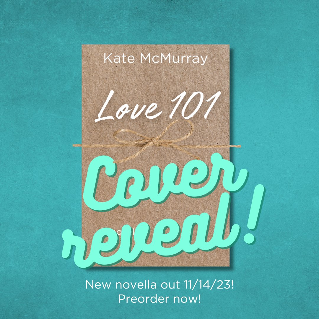 I wrote a novella! Friends to lovers, fake dating (sort of), fireworks. Check out the cover, description, and preorder info on my website: katemcmurray.com/2023/10/19/cov…