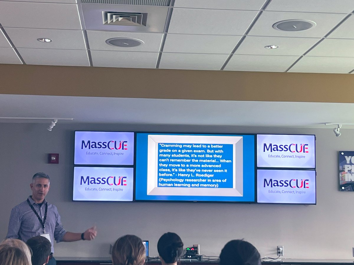 tgrigaslang's tweet photo. Great session looking at Breaking Barriers w/ Grading @RonTaylor79 So much insight looking at how we can move forward w/ equity in grading and providing learning opportunities w/ purpose #MassCue23 #VisionOfGrad @HollistonHigh https://t.co/CCjP35xK15