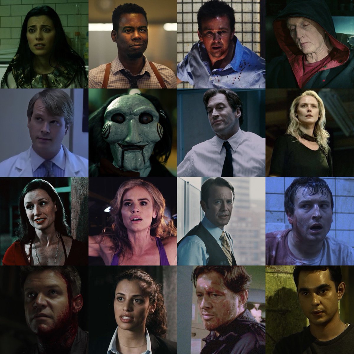carouselshotgun's tweet photo. you can only save one SAW character from each row. who are you saving? https://t.co/0pQctPMv9Y