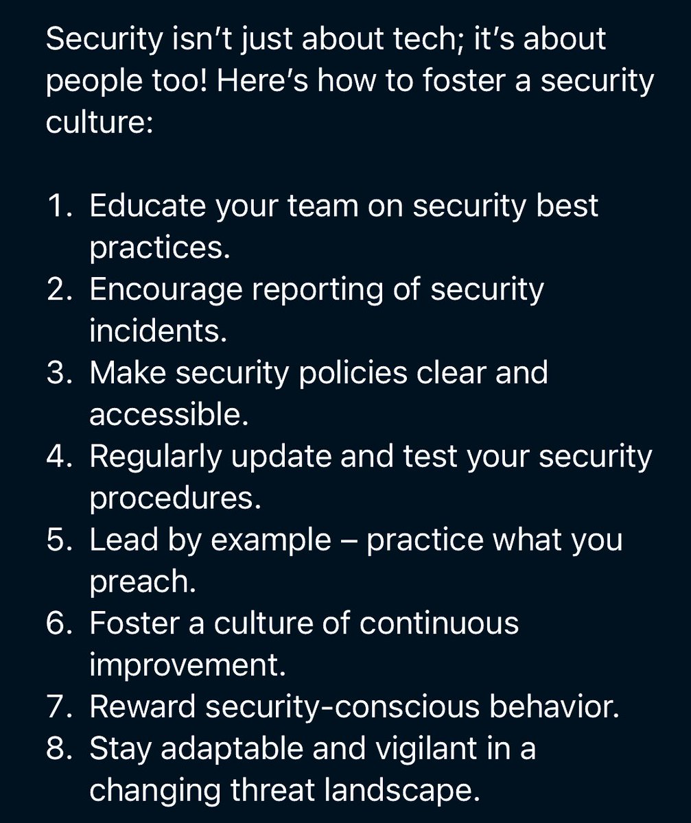 arunkallavi's tweet image. Together, we can protect our digital world! 💪 #SecurityCulture #CyberAware #TeamSecurity