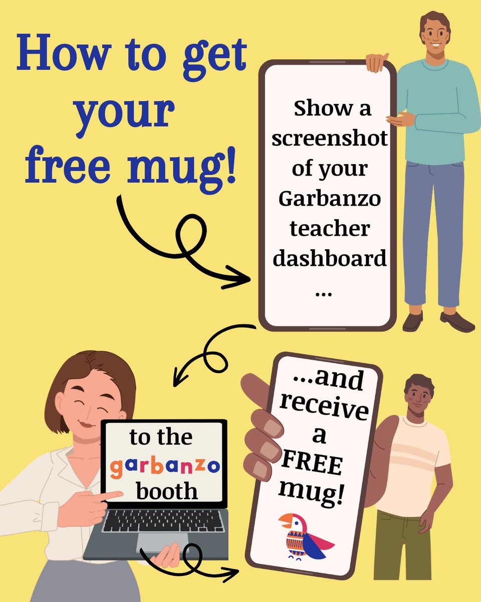FREE MUG FOR SUBSCRIBERS! Will you be at NYSAFLT in Syracuse this week? Stop by the Garbanzo booth and show us a screenshot of your Garbanzo teacher dashboard! We'll send you home with a free Garbanzo mug!
