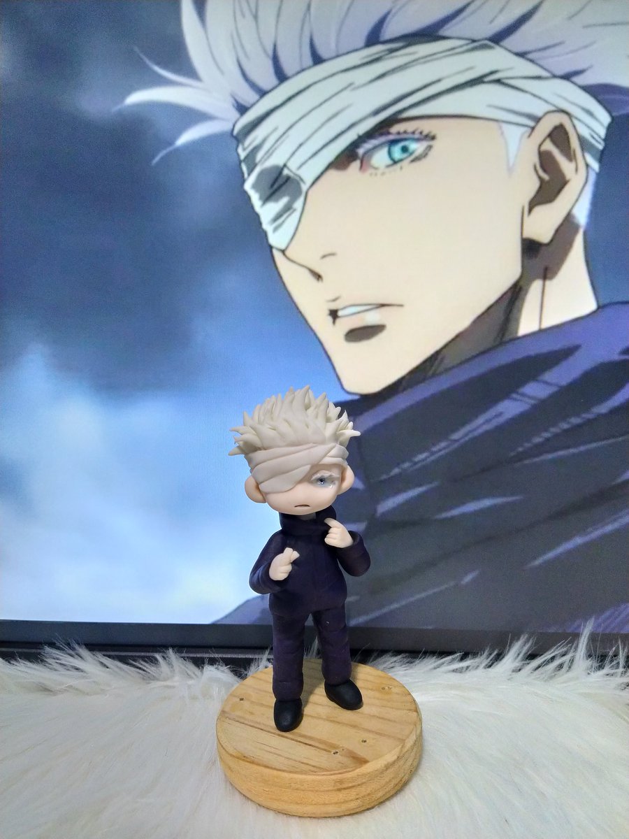 MyClayations's tweet photo. Gojo sensei~
#jujutsukaisen #jujutsukaisen0 #Myclayations #jjkfanart #clayart https://t.co/BSsJXgzzWt