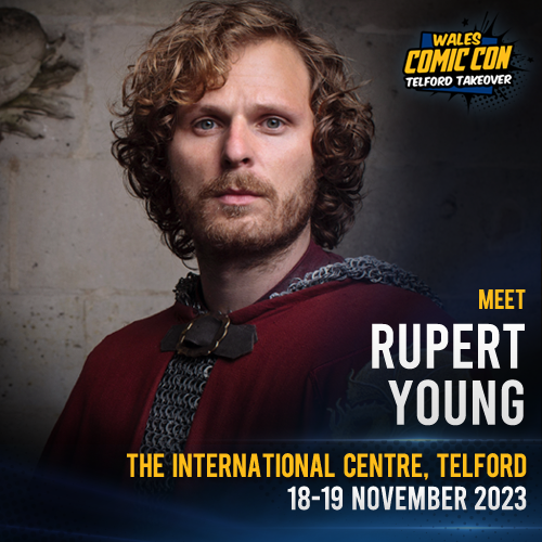 DMJConsult23's tweet photo. I'm delighted to announce that @RupertFYoung will be at @walescomiccon @TelfordTakeover 18th &amp; 19th November 2023 in #Telford, #UK.

Further info can be found here:
https://t.co/kFL7wSrKtD

#RupertYoung
#Merlin #Bridgerton #TheSceretGarden #Will #TheWhiteQueen https://t.co/3M5K9NFOhf