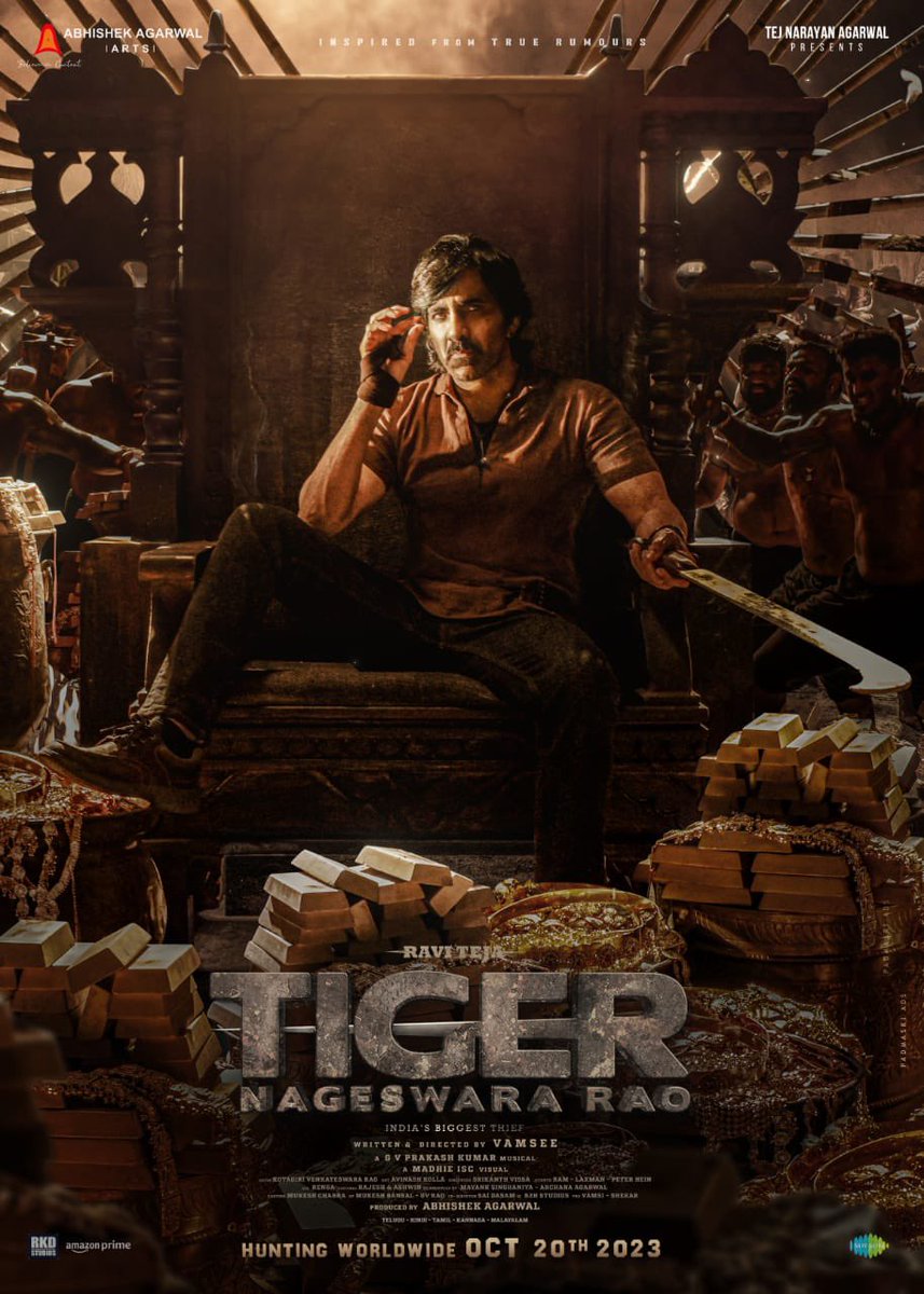 #TigerNageswaraRao Hindi getting Decent Release Tomorrow <a href="/AbhishekOfficl/">Abhishek Agarwal 🇮🇳</a> <a href="/RelianceEnt/">Reliance Entertainment</a>