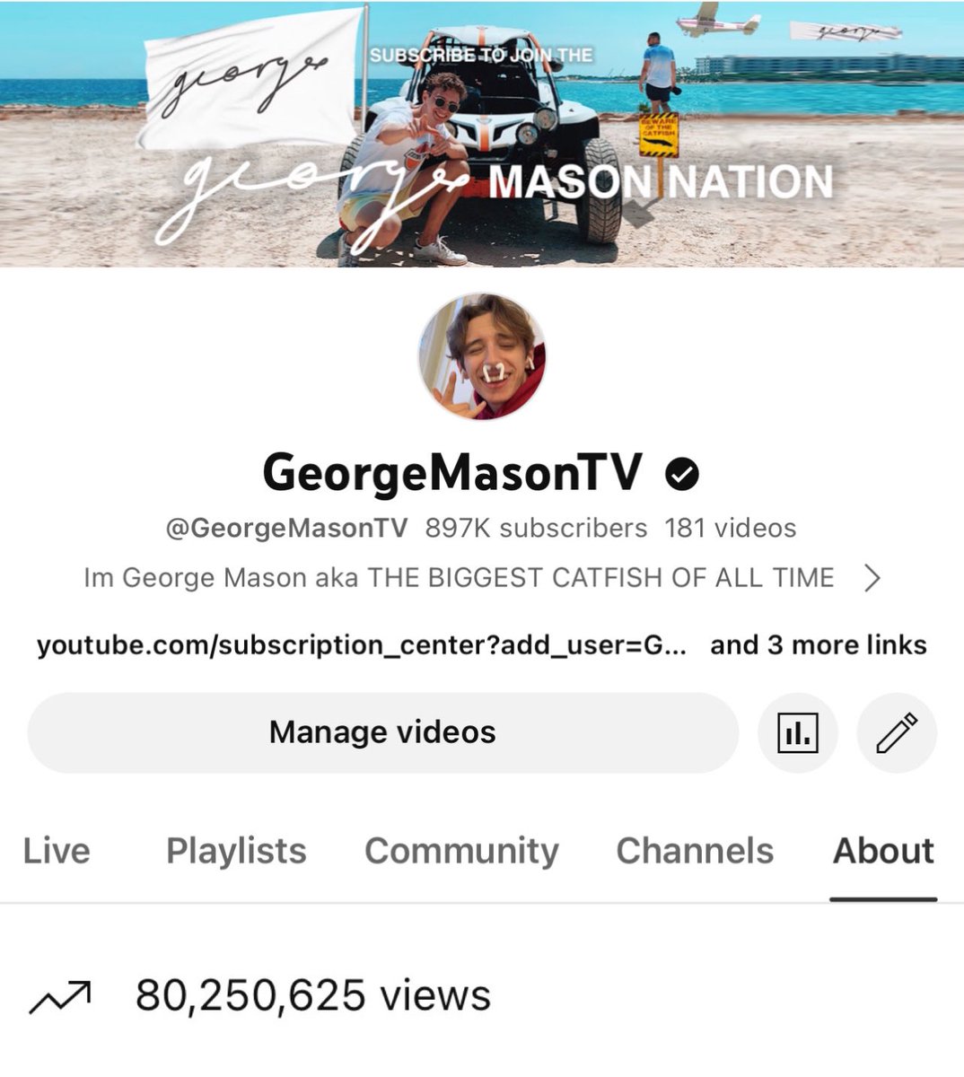 Thank you all so much for 80 MILLION views on the main channel!! Absolutely crazy next stop is 900k subscribers!!!!!