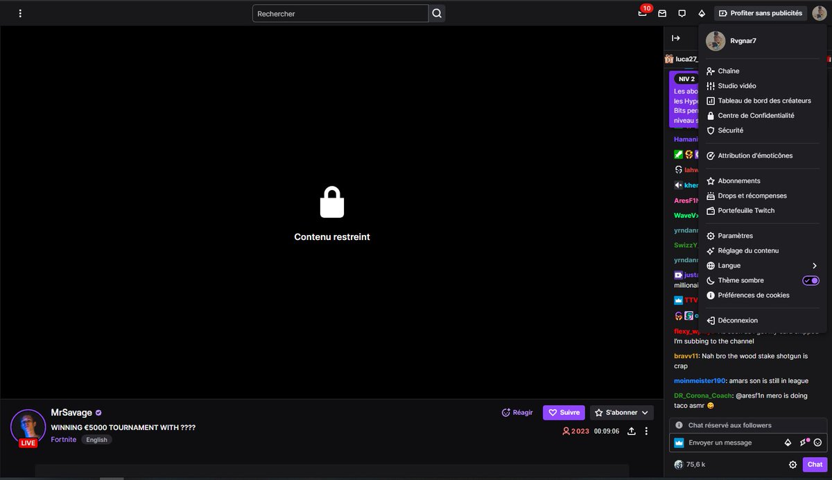 Rvgnar7's tweet photo. Hi @MrSavage, I've been banned from your Twitch channel for a long time for no reason that I know of could you help me because now I can't see that you're streaming https://t.co/VnokR64A2W