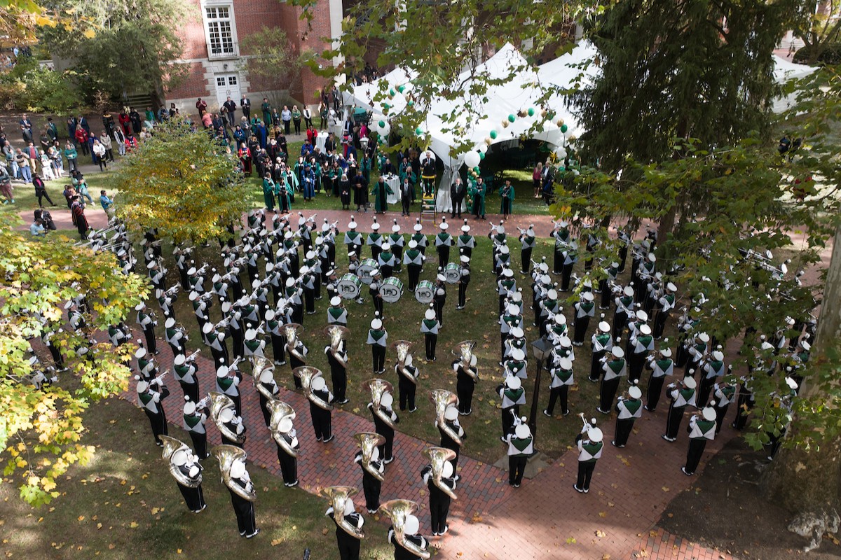 A new chapter for <a href="/ohiou/">Ohio University</a> 💚

History was made yesterday with the Investiture of Dr. Lori Stewart Gonzalez, Ohio University’s 23rd President. 

The ceremony included many CoFA students and faculty in performances. 
Thank you to all who contributed to the historic event!