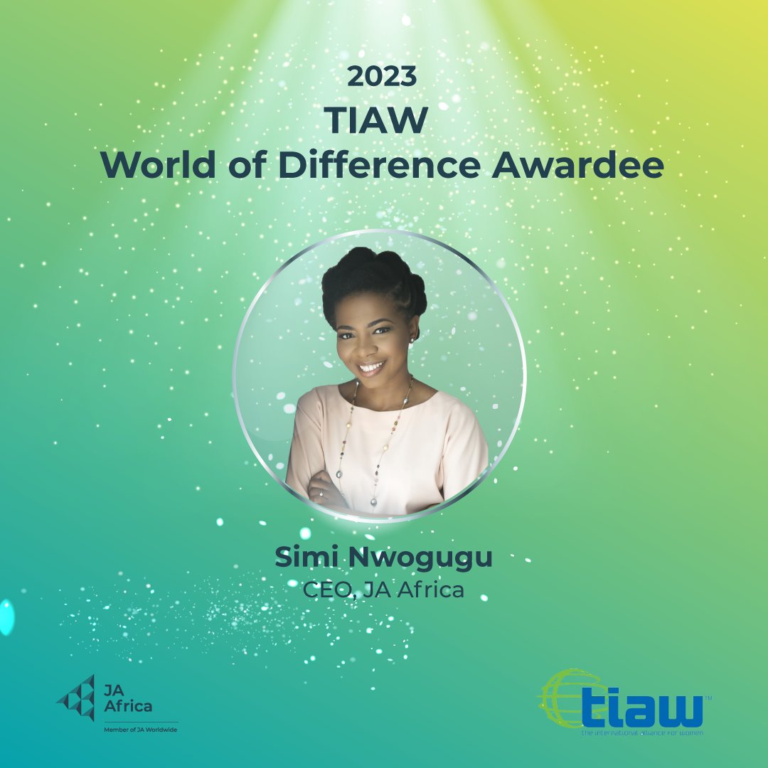 We are so proud and excited to announce that our incredible CEO, @favoredssn, has won The International Alliance for Women (TIAW) World of Difference Award for Contributions to Women's Economic Empowerment! Congratulations Simi! 🙌 

#WomenOfDifference #WomenEmpowerment