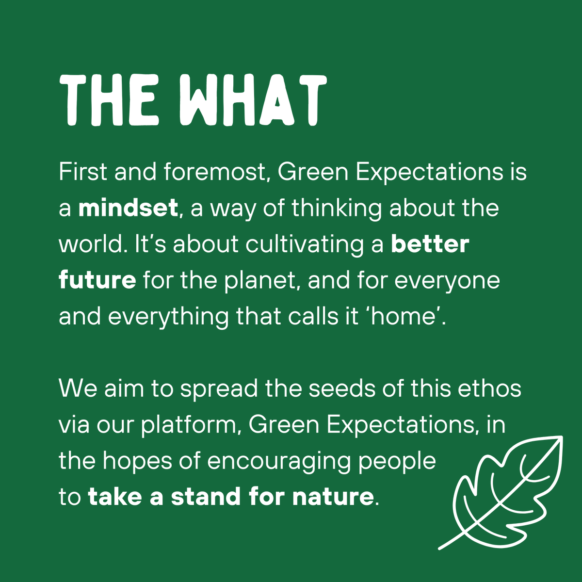 GrnExpectations's tweet photo. Welcome to Green Expectations! 🌍🌎🌏

We are the online platform for nature and the environment. Website launching soon! 🎉

#GreenExpectations #SaveThePlanet #LastStandForNature #Nature #Environment #PlanetEarth https://t.co/8z0btqnNyJ