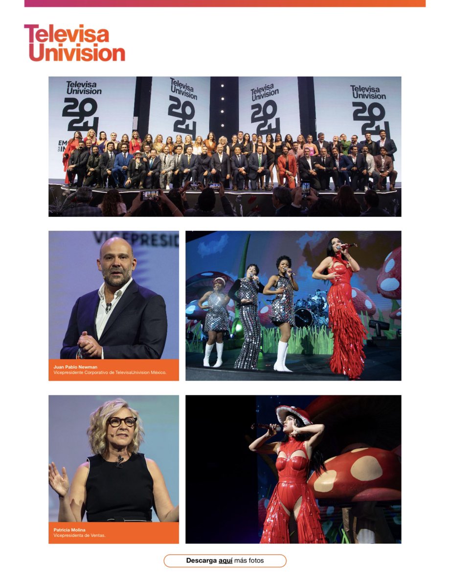 ¡El día de ayer nuestro #KickOff2024 fue un éxito! 🎉 
En #TelevisaUnivision presentamos nuestra oferta de contenidos multiplataforma para el próximo año. ¡Nuestra marca impactará como nunca al mercado de habla hispana! 📺👏 #EmocionesQueImpactan