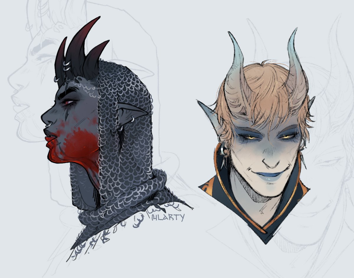 maeters_art's tweet photo. Flesh, Rot, and Blood 🩸

[durge ocs and a little decadence]
#BaldursGate3 https://t.co/IZdETLlY9u