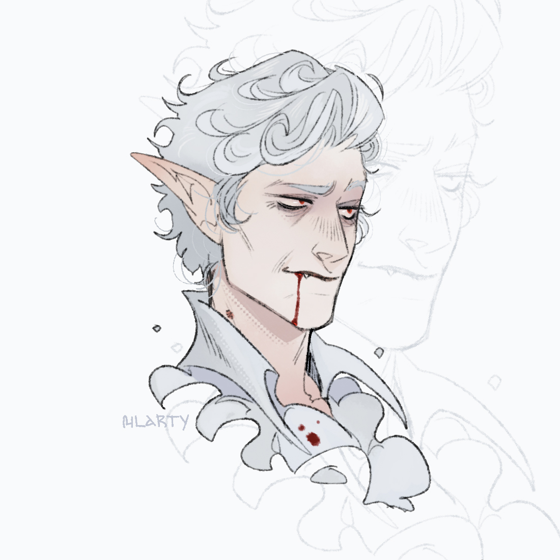 maeters_art's tweet photo. Flesh, Rot, and Blood 🩸

[durge ocs and a little decadence]
#BaldursGate3 https://t.co/IZdETLlY9u