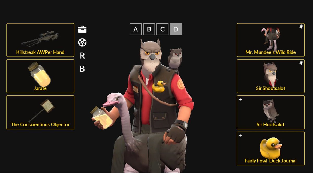Squ1rrellyTF2's tweet photo. The 6,900 hour sniper main that's dominating the entire server during October.

Just #TF2 things 🎃💙 https://t.co/VNCBNKgvQn