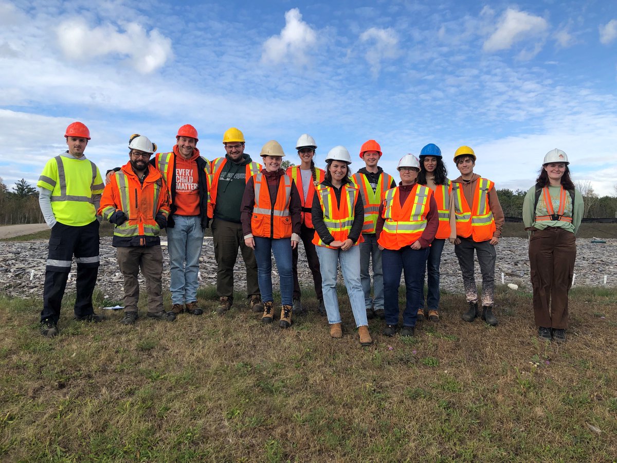 Last week, students from @AlgonquinPEM toured our operations.  Always great to have them here for a visit. The future is bright in Environmental studies!