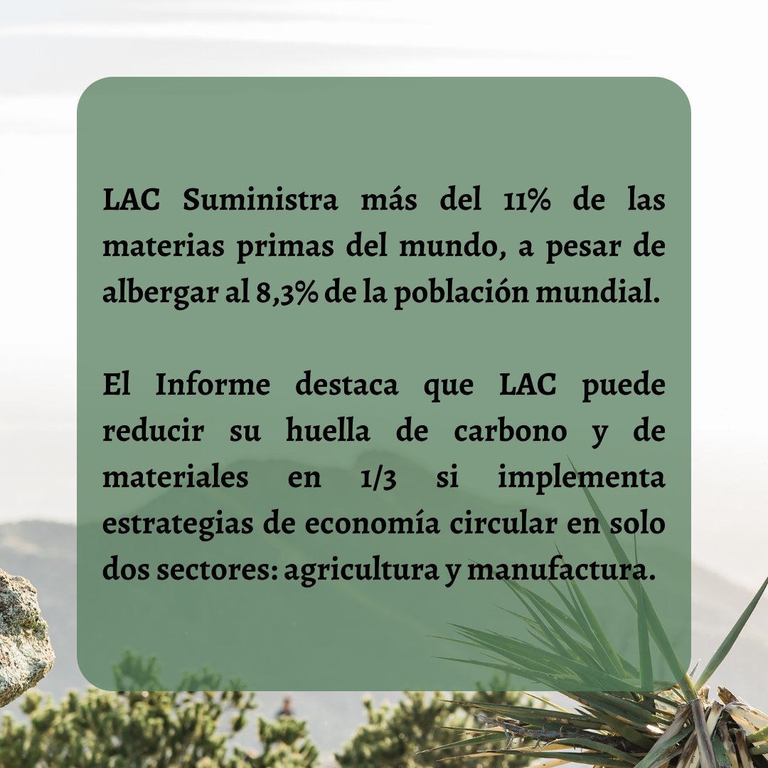 CavSustentables's tweet photo. La extracción de materiales está llevando al límite los ecosistemas de América Latina y el Caribe (ALC). Más del 11% de las materias primas mundiales se extraen en la región, pese a que solo representa alrededor del 8% de la población mundial. https://t.co/dRl9ypLXJo