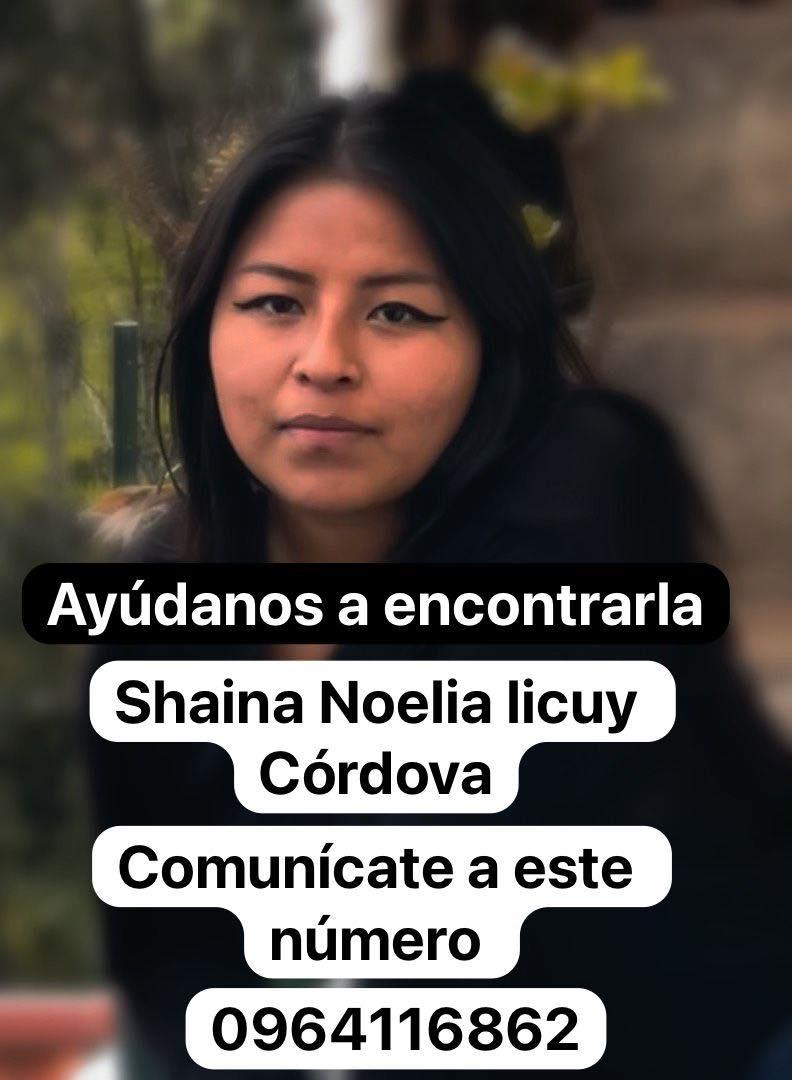 _REDInformativa's tweet photo. Otra joven desapareció en Cuenca. Si tiene información comuníquese al número de la imagen. https://t.co/hZd0PZKlMp