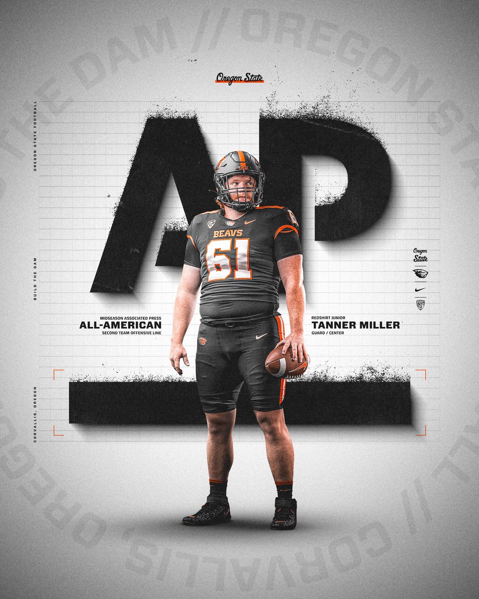 Oregon State Football (@beaverfootball) on Twitter photo Tanner Miller. Midseason All-American. Tanner Miller. Midseason All-American.