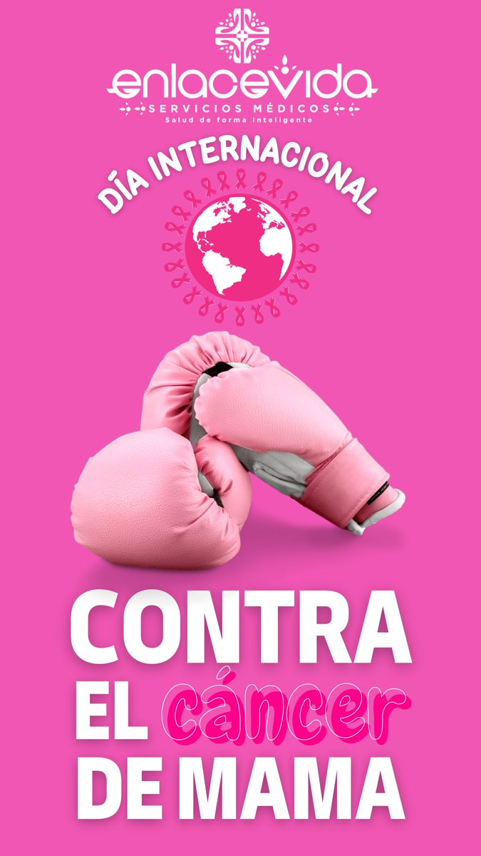 EnlaceVida's tweet photo. 19 de octubre día internacional contra el #cáncer de #mama, el cáncer detectado a tiempo es curable y las oportunidades de vida aumentan con la prevención. https://t.co/S0LEdwCPRY