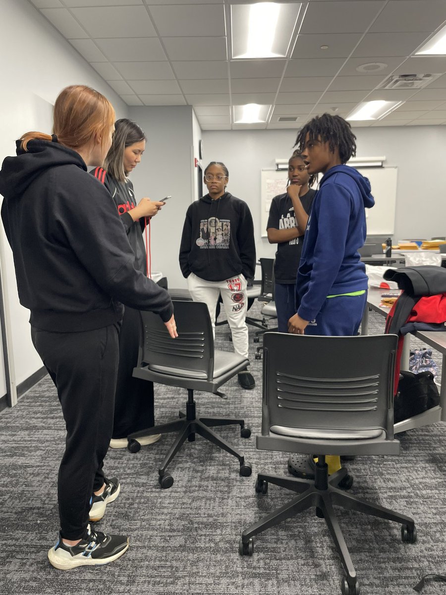 WCTEAMTOGETHER's tweet photo. #BEGREAT shout out to three of or Lady Warriors Laila Mathis, Sevan Walls and Maliyah Williams. These young ladies attended   an adidas global meeting at Warren Central High https://t.co/vAcrGoMK0G