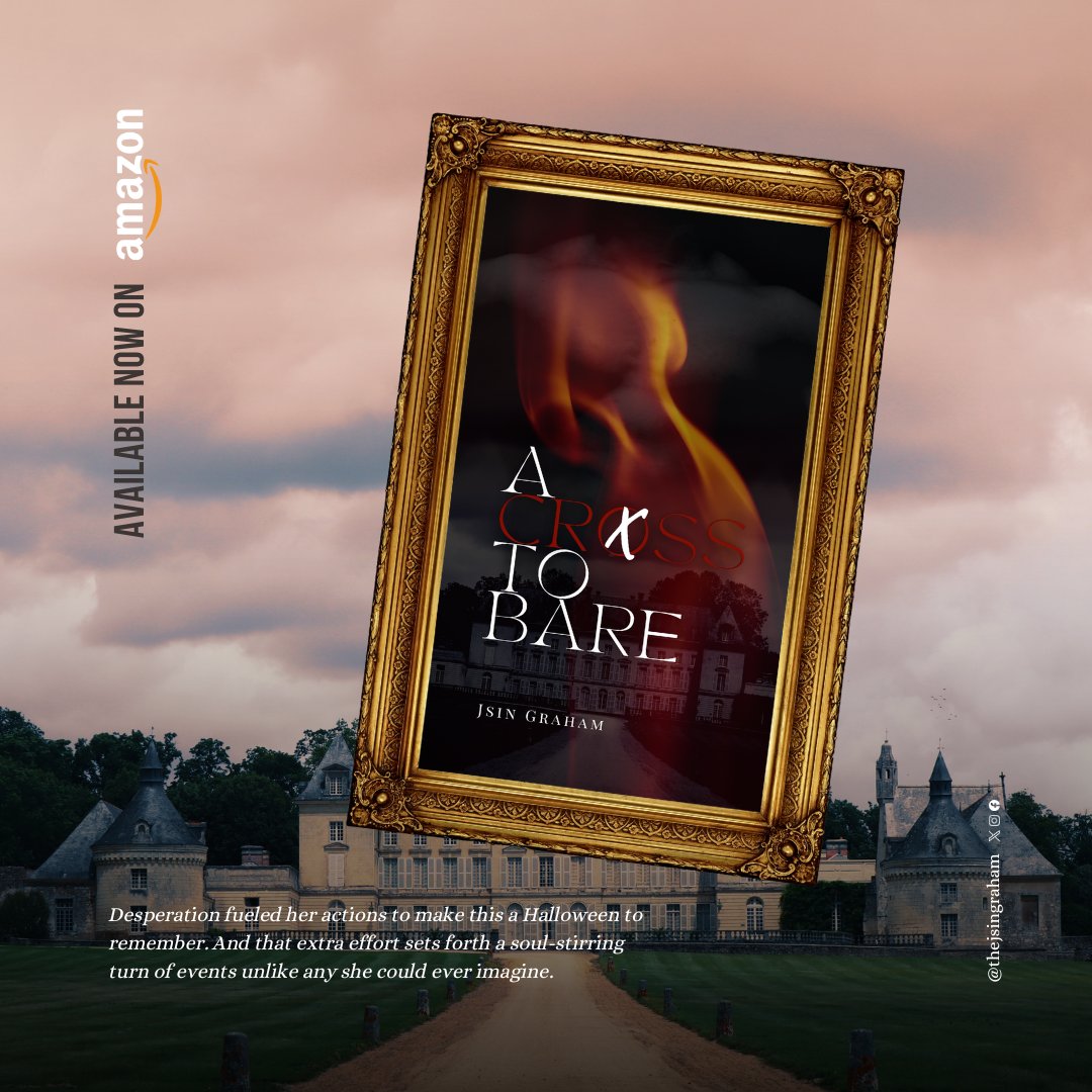 thejsingraham's tweet photo. Saying you love #Halloween is one thing. But when the unexplainable becomes undeniable, even desired—are you brave enough to tempt what you can't see?
A Cross to Bare #AC2B | #paranormalerotica
mood: heavy on the bump in the night 👻🛌🏿
Amazon: https://t.co/FGKE7ga3ee https://t.co/zvJaBLYrnT