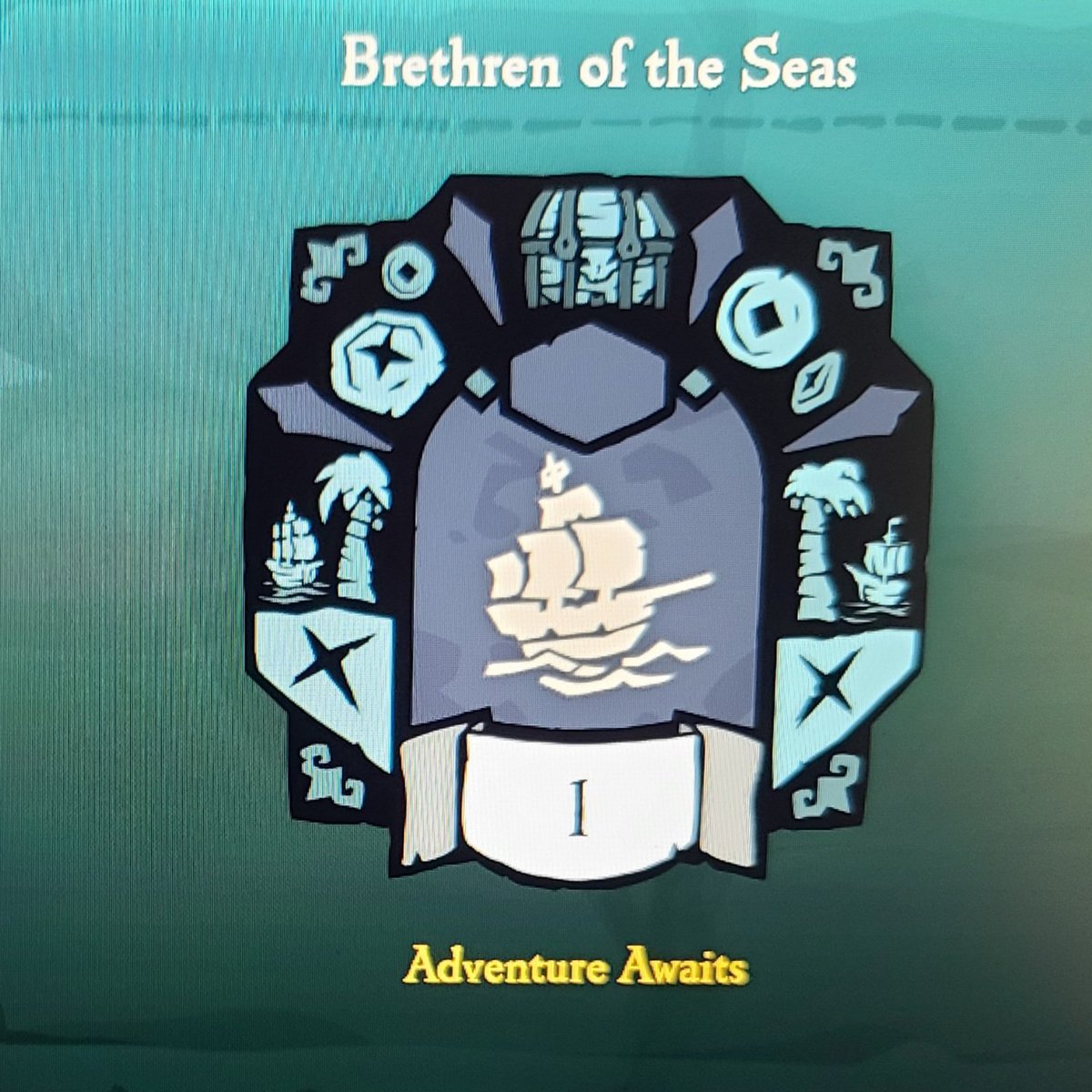 CtrlAltF8_ttv's tweet photo. Welp...there it is! My #SeaOfThieves guild has been created. The "Brethren of the Seas" is a thing now. The guild flagship is my galleon "The Sundered Heart". See you on the seas! #AdventureAwaits
#SOT #YoHoYoHo #aPiratesLifeForMe #BeMorePirate #Captaincy #WeShallSailTogether https://t.co/HQyBAGq28h