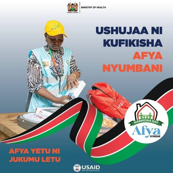 MOH_DHP's tweet photo. Join the celebration this #MashujaaDay as we honor the dedicated Community Health Promoters for making healthcare accessible for all Kenyans. #AfyaNyumbani, the way forward to a healthier Kenya!
#AfyaYetuJukumuLetu
#UHCConference
#MashujaaDay https://t.co/wiAIGpRg6i