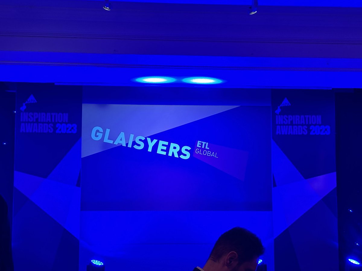 Excited to be at the #MPAAwards23 @MPAweareyou, repping @glaisyers as sponsors this evening. Now just got to find @SteveKuncewicz ….