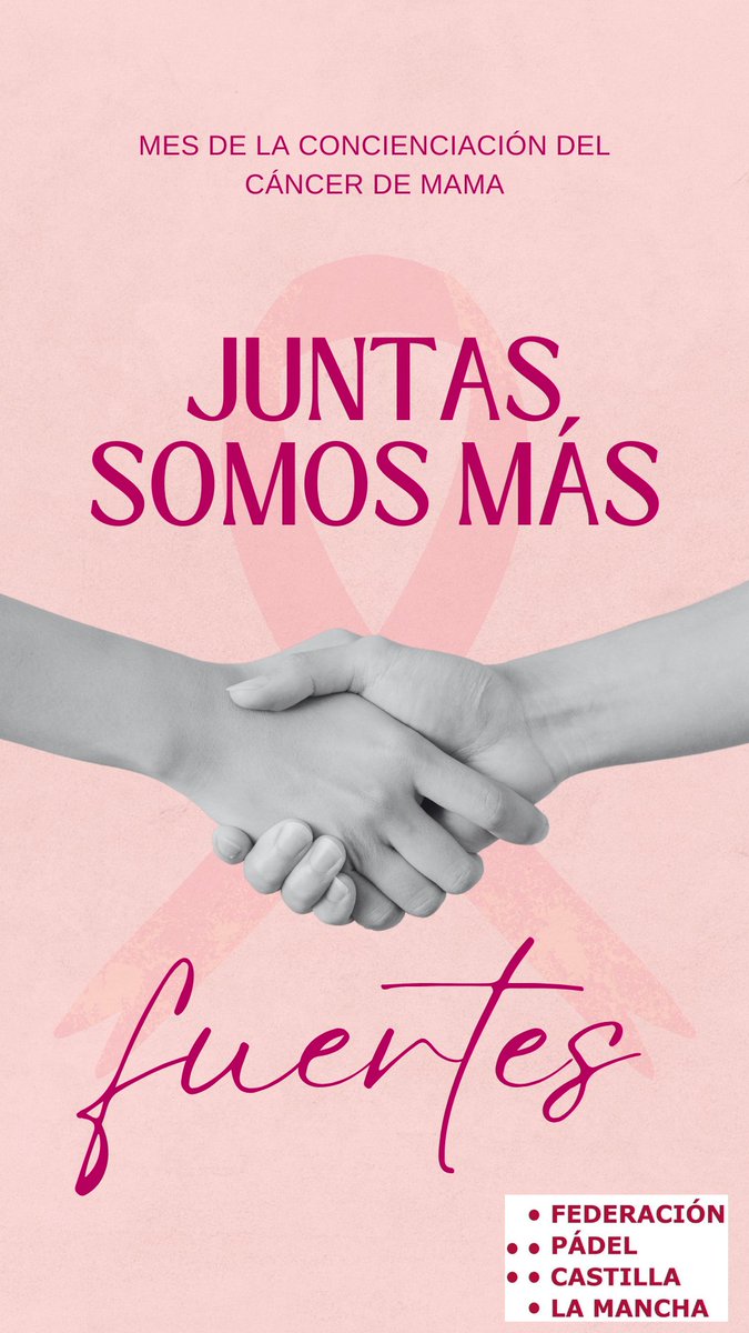 FED. PADEL CLM (@fpclm) on Twitter photo Por todas las que han sufrido, están sufriendo o sufrirán, no estáis solas 💪
Juntas somos más fuertes 💗💗 Por todas las que han sufrido, están sufriendo o sufrirán, no estáis solas 💪
Juntas somos más fuertes 💗💗