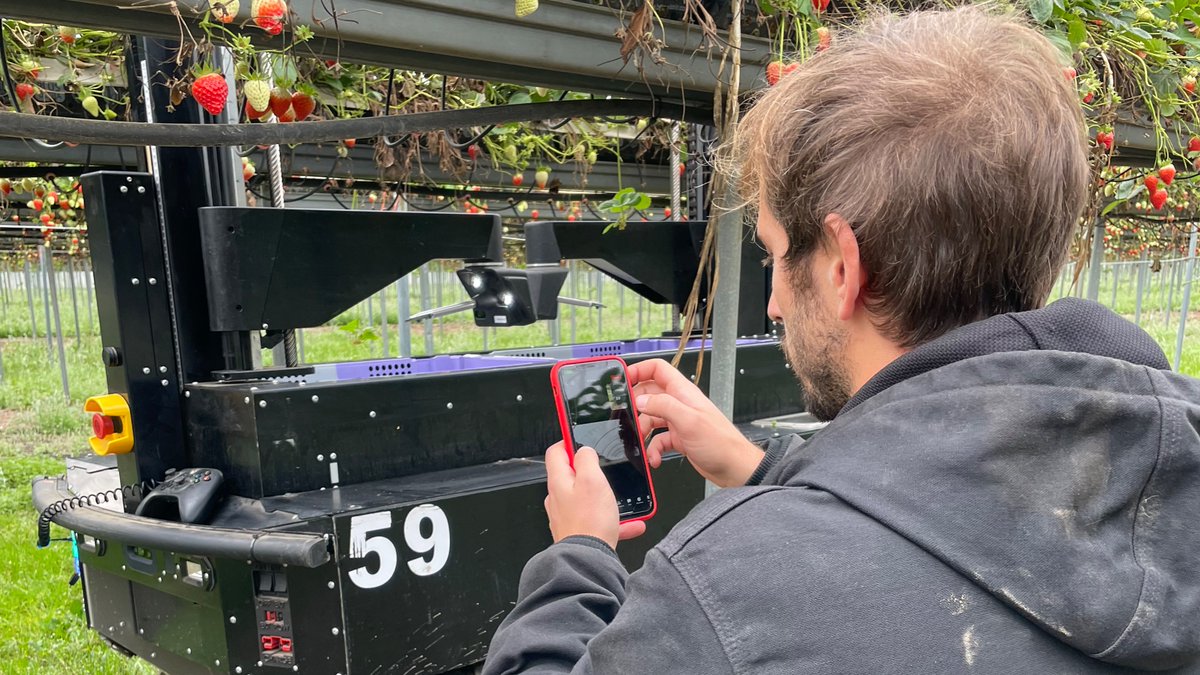 #FarmerTime Educating future generation 🍓🤖
Great session with Y6 pupils at St.Giles School today. It was all about #AgTech & #innovation , big thanks to Greg @TortugaAgTech for very informative talk . 
@LEAF_Education @ClassroomMuddy @Farmer_Tom_UK