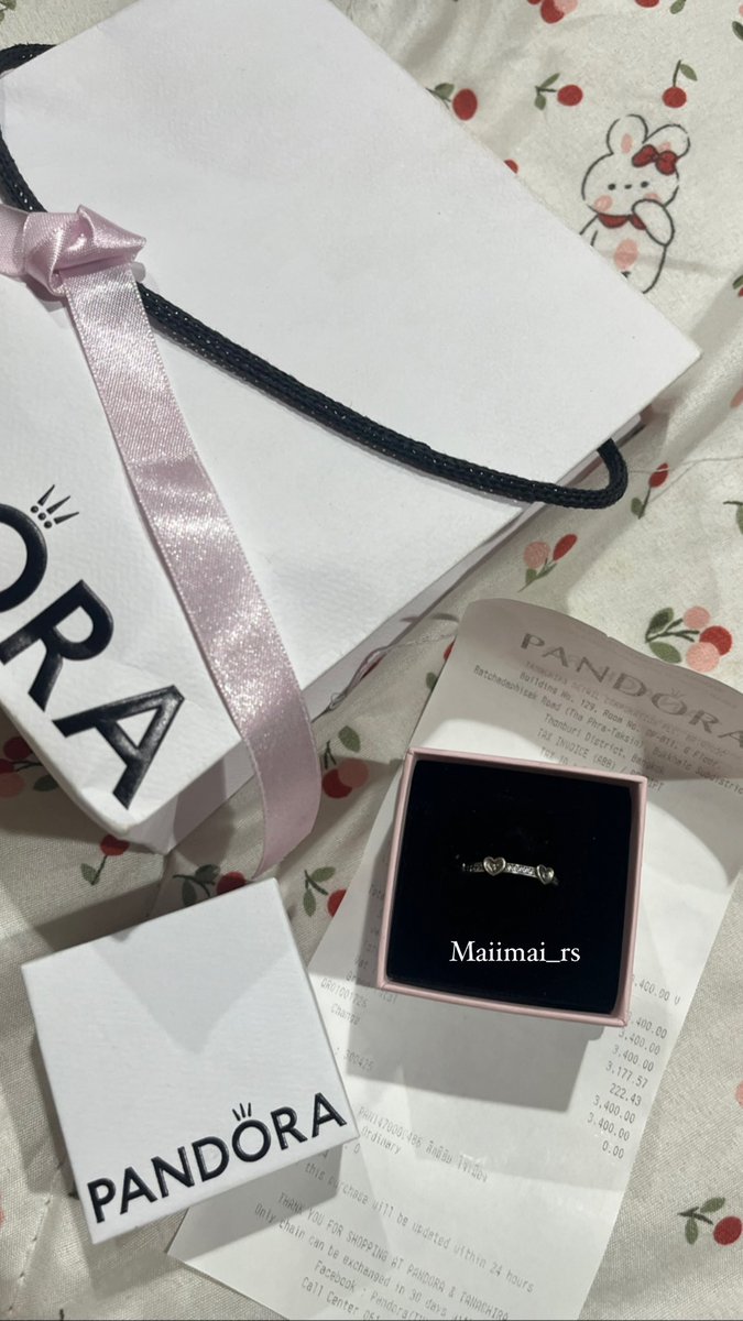 konsuaykongmark's tweet photo. แหวนpandora รุ่นฮิต size54 อุปกรณ์ครบ ถุง กล่อง ใบเสร็จ เหมือนซื้อจากช้อปเอง 
จากราคา3400 ขาย2200รวมส่ง📌📌 พร้อมโอนลดได้อีกดูเพิ่มเติมได้ค่ะ #pandoraมือสอง #แพนโดร่า #ส่งต่อpandora #ส่งต่อ #ส่งต่อcintageshop #ส่งต่อคสอ #ส่งต่อstylistshop #ส่งต่อเสื้อผ้ามือ2 #ส่งต่อเสื้อผ้ามือสอง https://t.co/ZcRChdVK3p