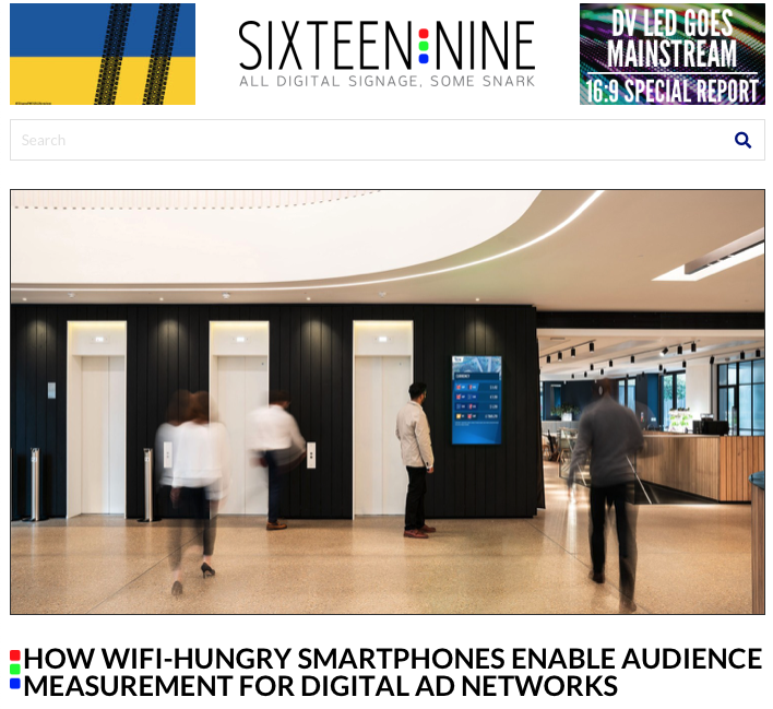 Bluezooinc's tweet photo. Measuring OOH Ad impressions: read this @sixteennine piece comparing mobile app GPS vs. passive Wi-Fi technologies. π
https://t.co/kA3V03Tojj
#DOOH #OOH #digitalsignage #DOOHad #OOHad https://t.co/mxFmmLbSD9